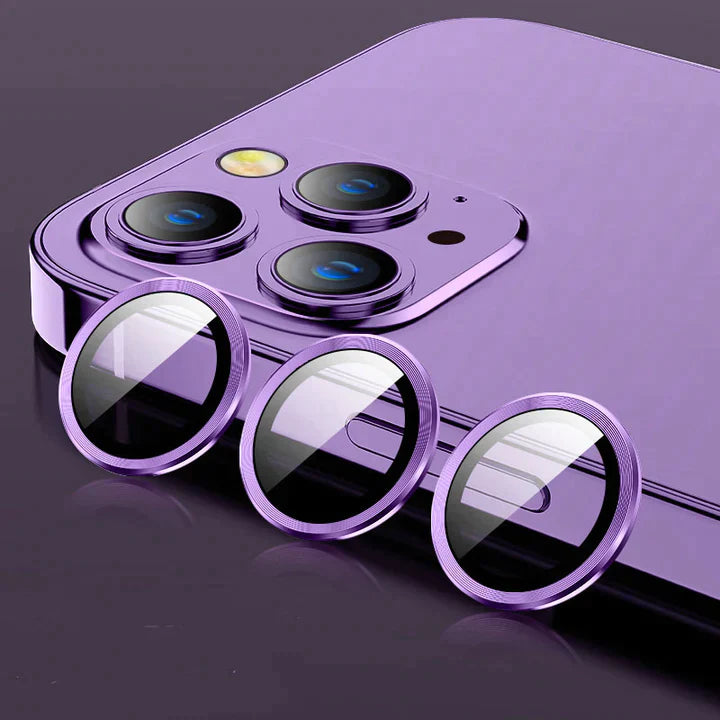 Metal Anti-Shock Camera Protector Films For iPhone